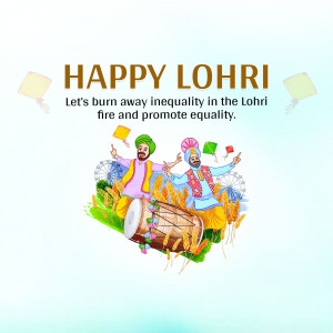 Happy Lohri hd images poster banner status and hd photos